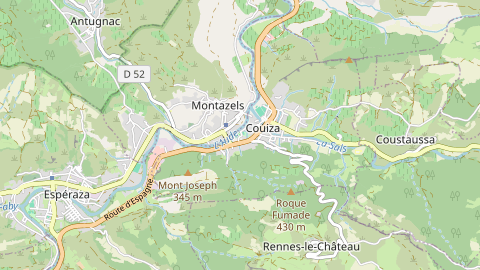Carte de localisation de l'évènement