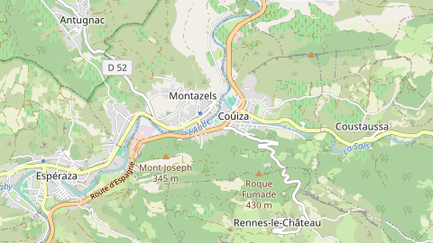 Carte de localisation de l'évènement