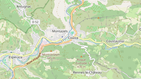 Carte de localisation de l'évènement