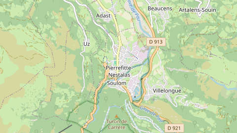 Carte de localisation de l'évènement