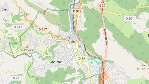 Carte de localisation de l'évènement