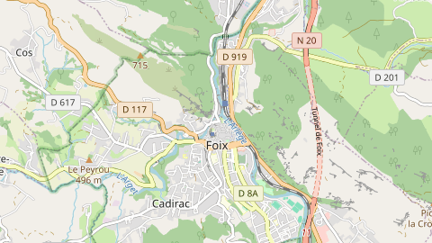 Carte de localisation de l'évènement
