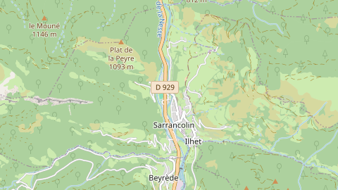 Carte de localisation de l'évènement