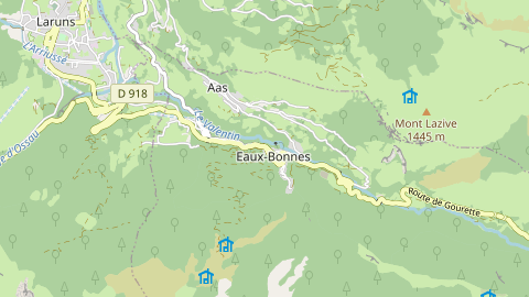 Carte de localisation de l'évènement