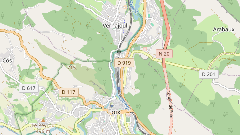 Carte de localisation de l'évènement