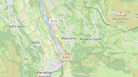 Carte de localisation de l'évènement