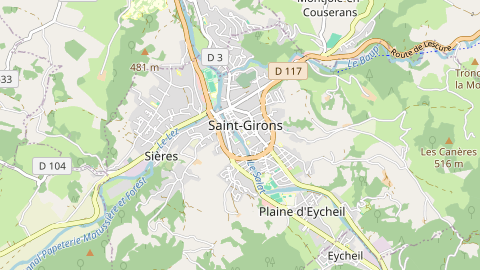 Carte de localisation de l'évènement