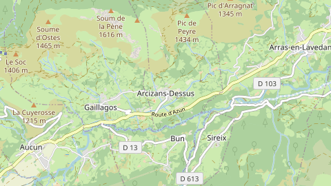 Carte de localisation de l'évènement