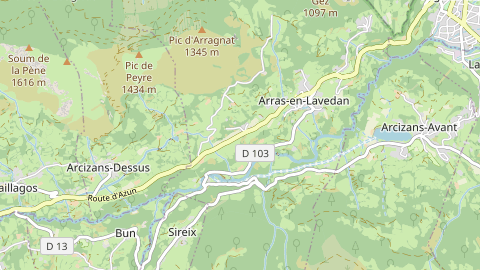 Carte de localisation de l'évènement