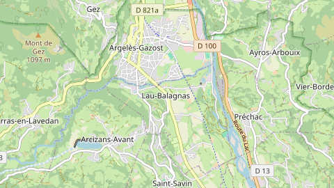 Carte de localisation de l'évènement