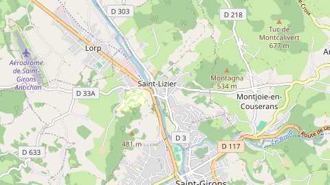 Carte de localisation de l'évènement