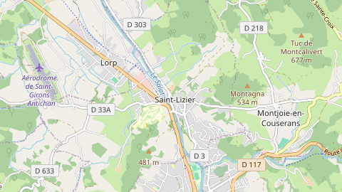 Carte de localisation de l'évènement