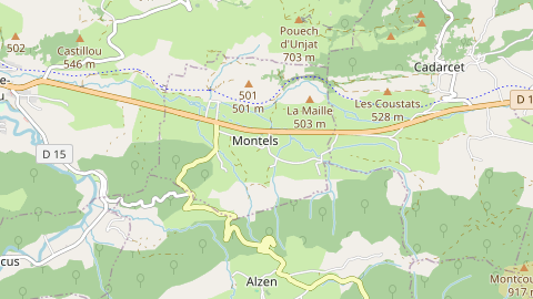 Carte de localisation de l'évènement