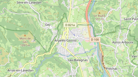 Carte de localisation de l'évènement