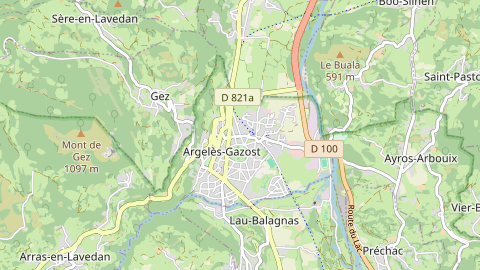 Carte de localisation de l'évènement