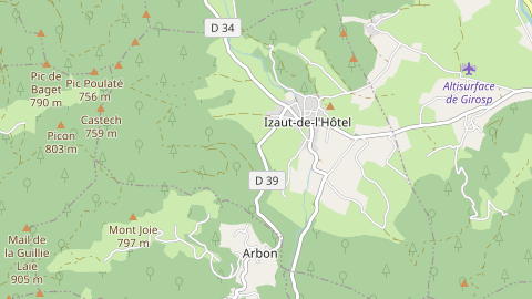 Carte de localisation de l'évènement