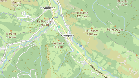Carte de localisation de l'évènement