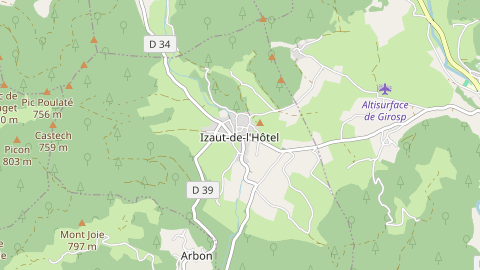 Carte de localisation de l'évènement