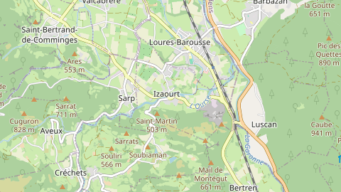 Carte de localisation de l'évènement
