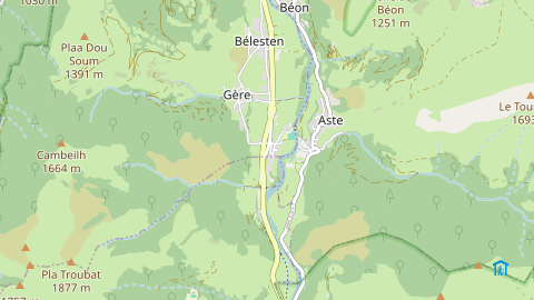 Carte de localisation de l'évènement