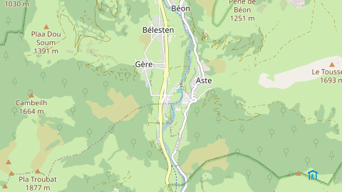 Carte de localisation de l'évènement