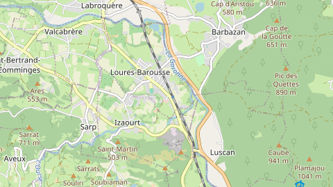 Carte de localisation de l'évènement