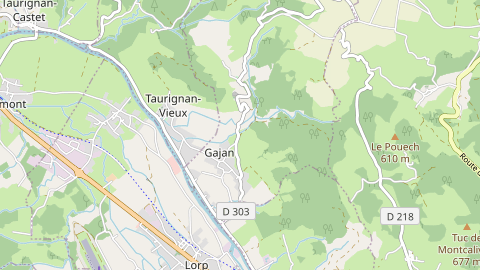 Carte de localisation de l'évènement