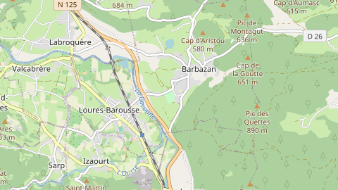 Carte de localisation de l'évènement