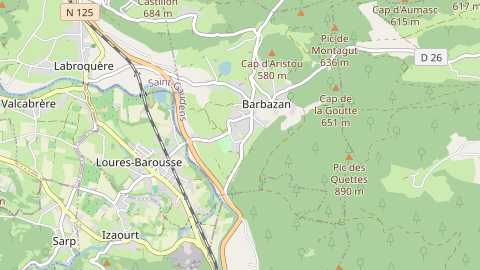 Carte de localisation de l'évènement