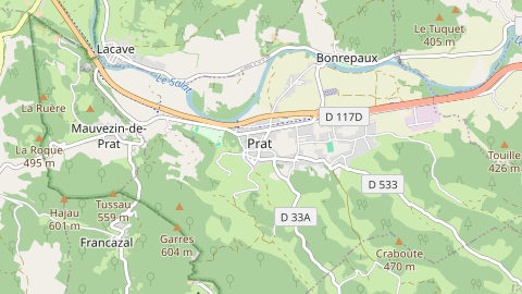 Carte de localisation de l'évènement