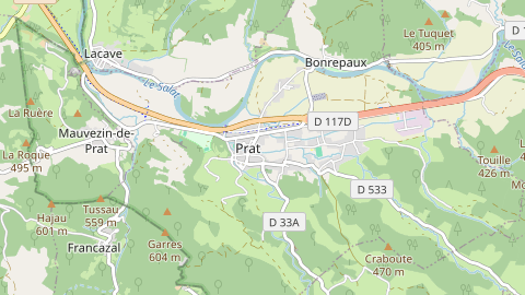 Carte de localisation de l'évènement