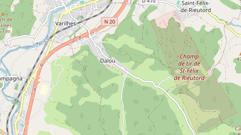 Carte de localisation de l'évènement