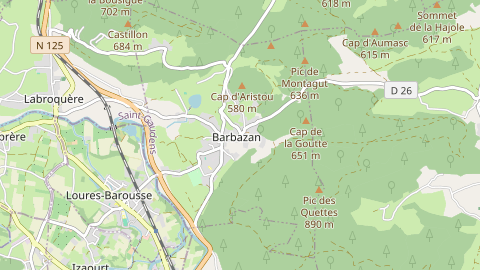 Carte de localisation de l'évènement