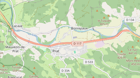 Carte de localisation de l'évènement