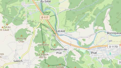 Carte de localisation de l'évènement