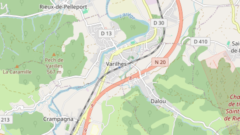 Carte de localisation de l'évènement