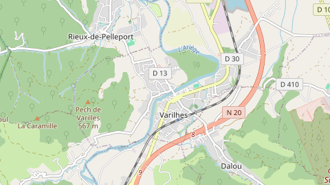 Carte de localisation de l'évènement
