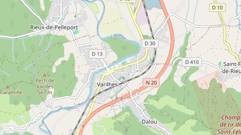 Carte de localisation de l'évènement