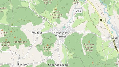 Carte de localisation de l'évènement