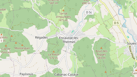 Carte de localisation de l'évènement