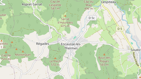 Carte de localisation de l'évènement