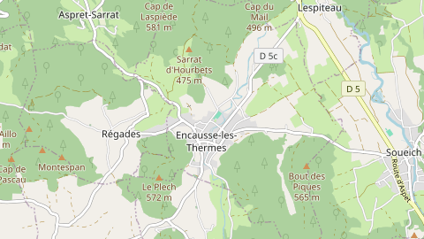 Carte de localisation de l'évènement