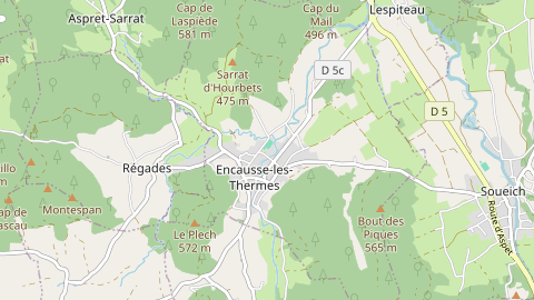 Carte de localisation de l'évènement