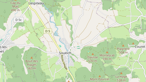 Carte de localisation de l'évènement