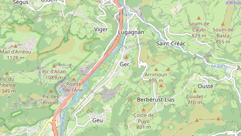 Carte de localisation de l'évènement