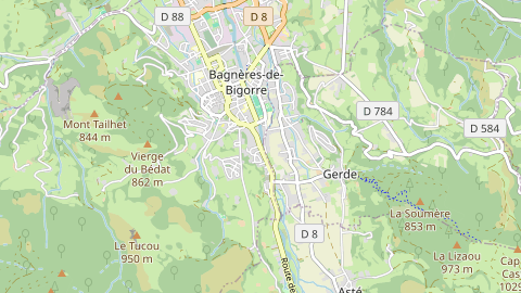 Carte de localisation de l'évènement