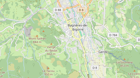 Carte de localisation de l'évènement