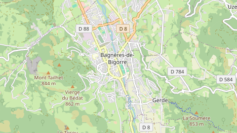 Carte de localisation de l'évènement