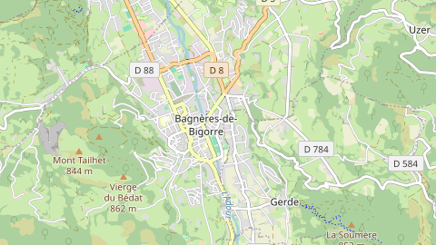 Carte de localisation de l'évènement