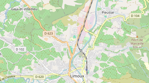 Carte de localisation de l'évènement